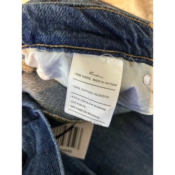 Kancan Denim Joggers High Rise Elastic Cuff Distressed Blue Jeans 27 - Picture 10 of 10